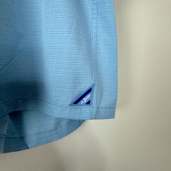 Mr. Swim Pastel Blue Striped Technical Swim Short NWT Size 2XL - Picture 4 of 9
